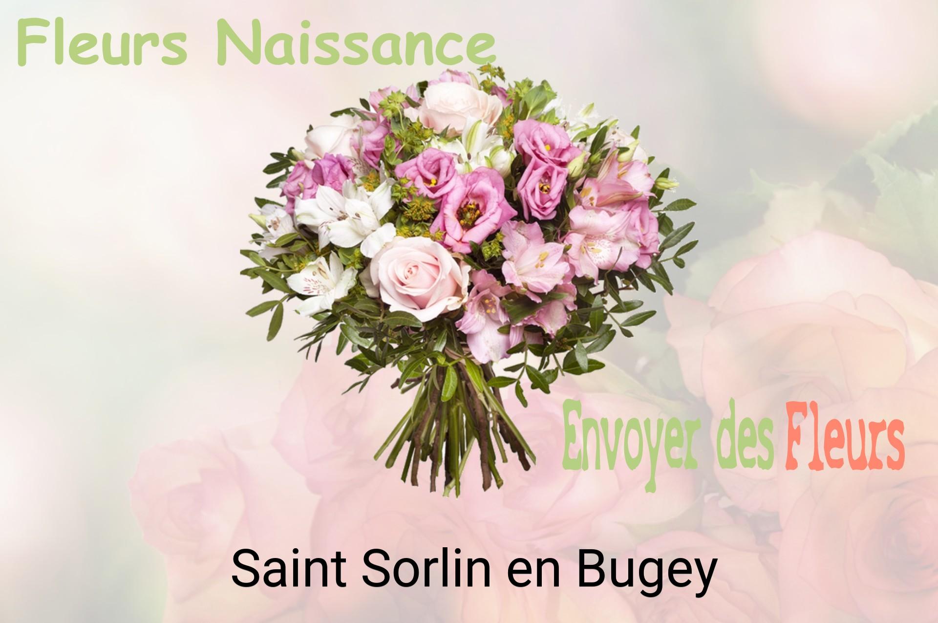 Bouquet de fleurs de naissance livré à Saint-Sorlin-en-Bugey